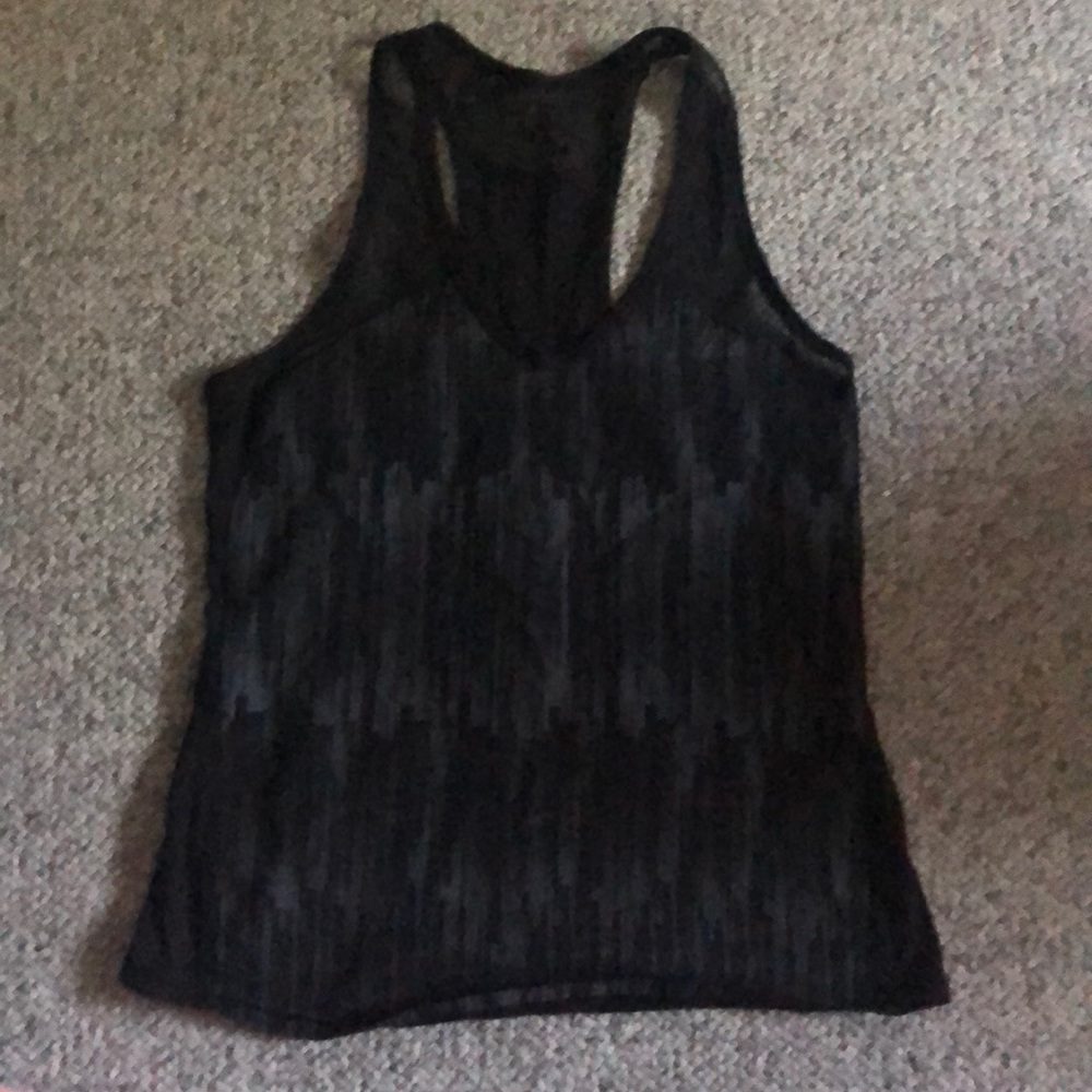Lululemon black tank top